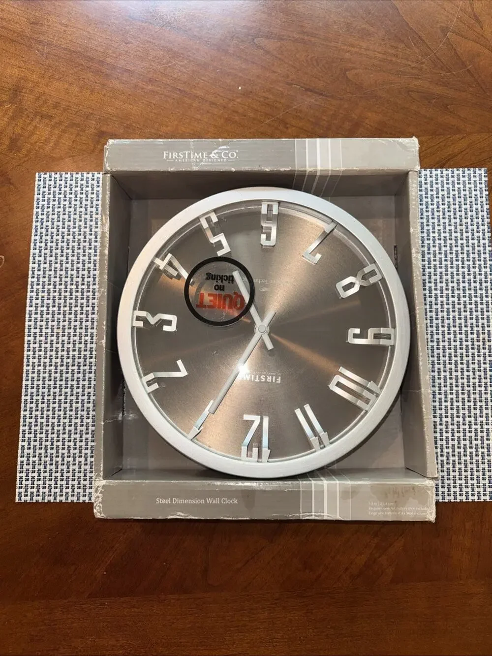 Firstime Stainless Steel wall clock